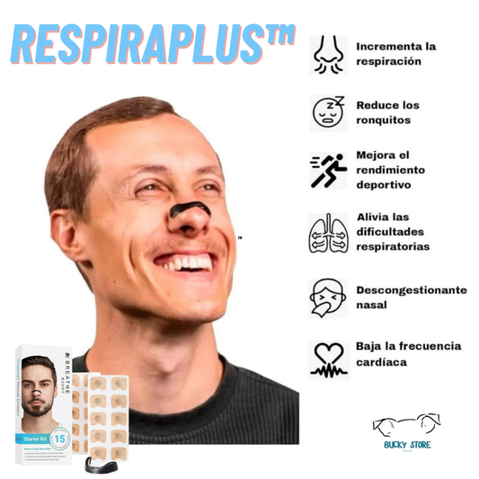 RespiraPlus™ BANDA NASAL ANTIRONQUIDO