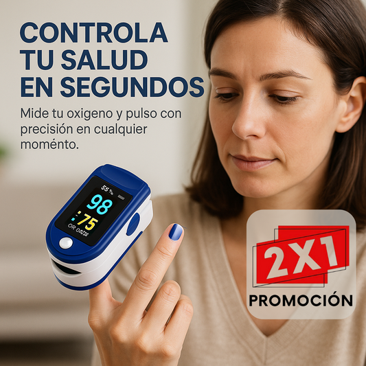 2x1 OXISMART™ - Oxímetro de Pulso - Tu salud a tu alcance